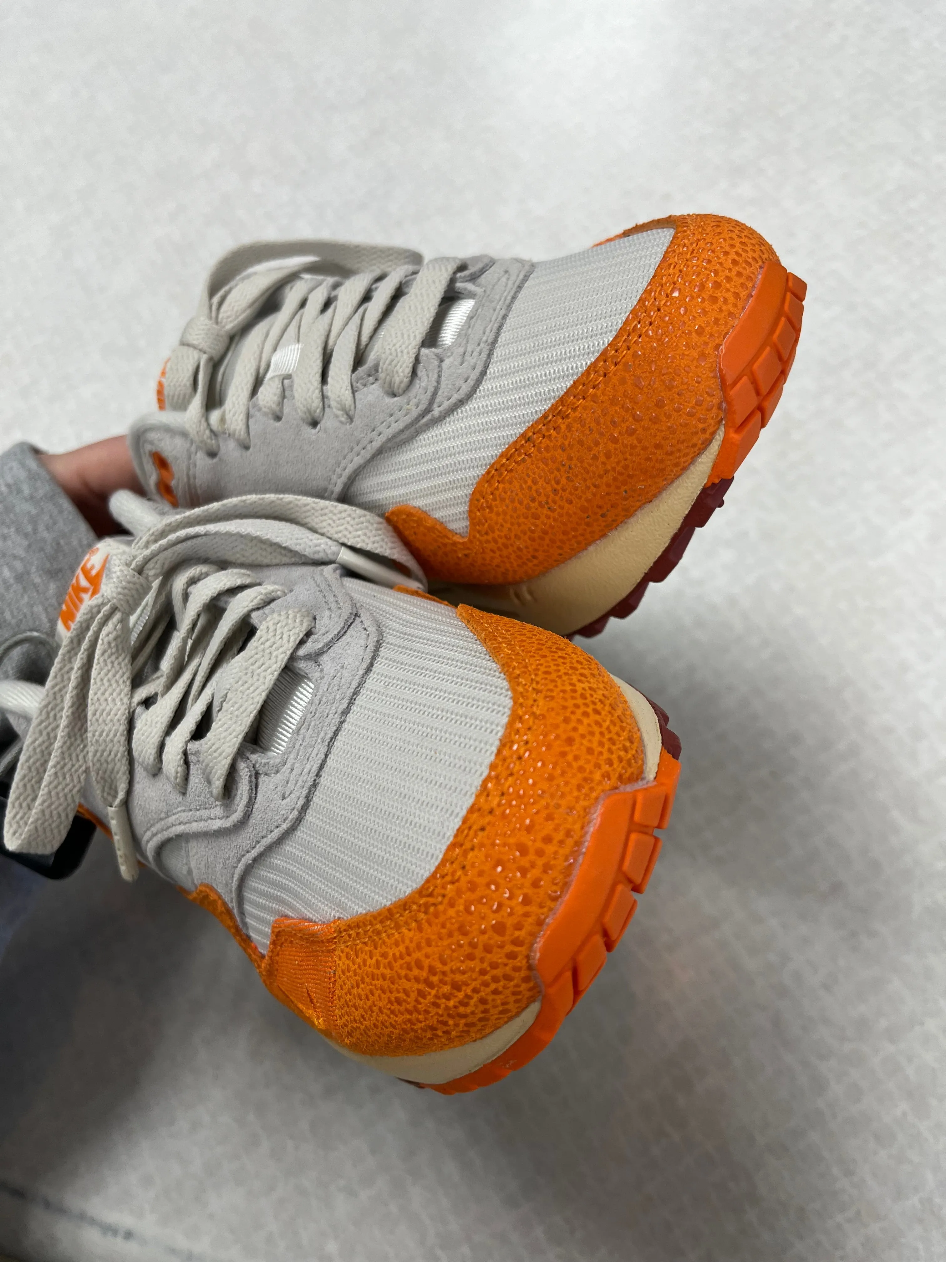 Shoes Sneakers By Nike In Orange & White, Size: 5.5 nike