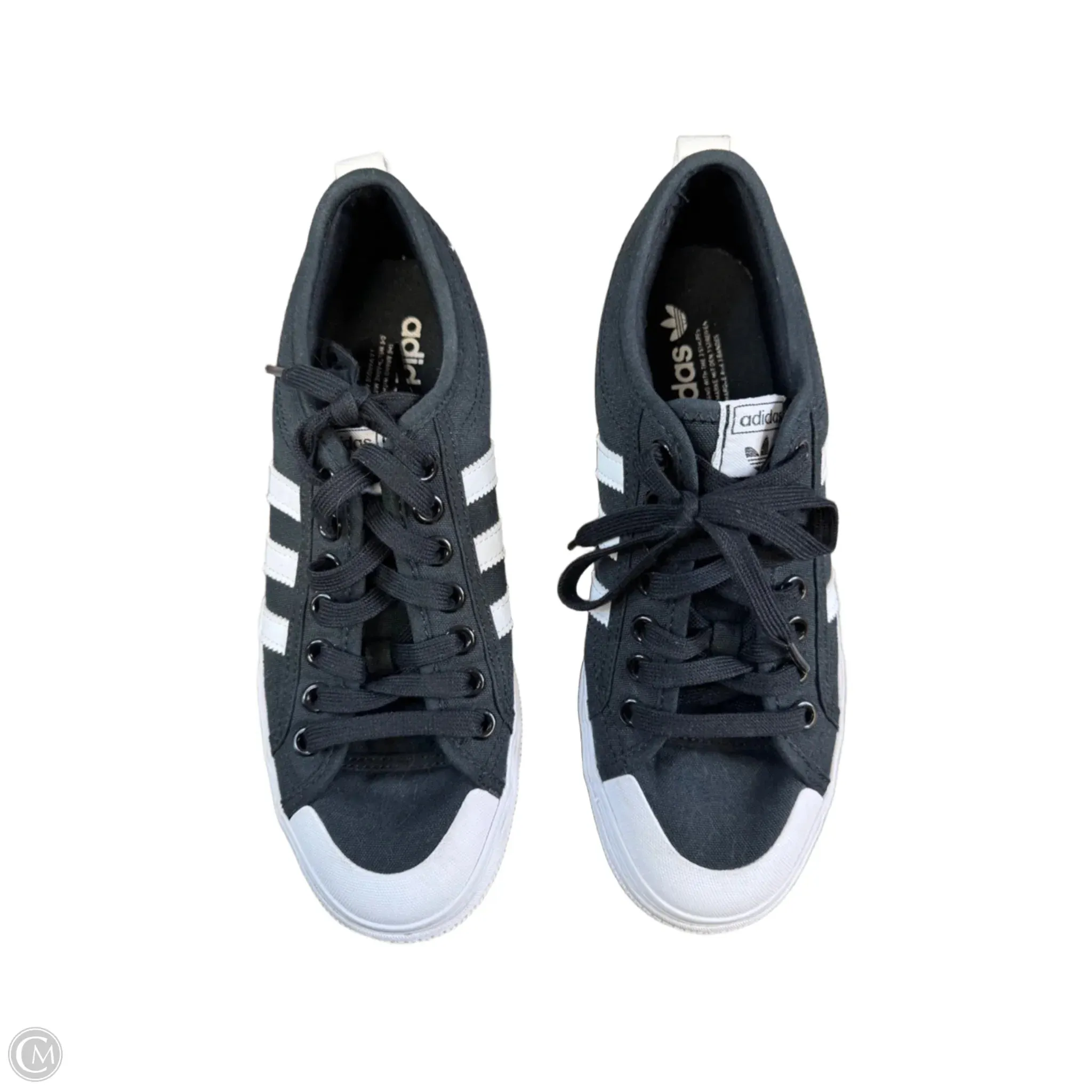 Shoes Sneakers Platform By Adidas In Black & White, Size: 10 adidas