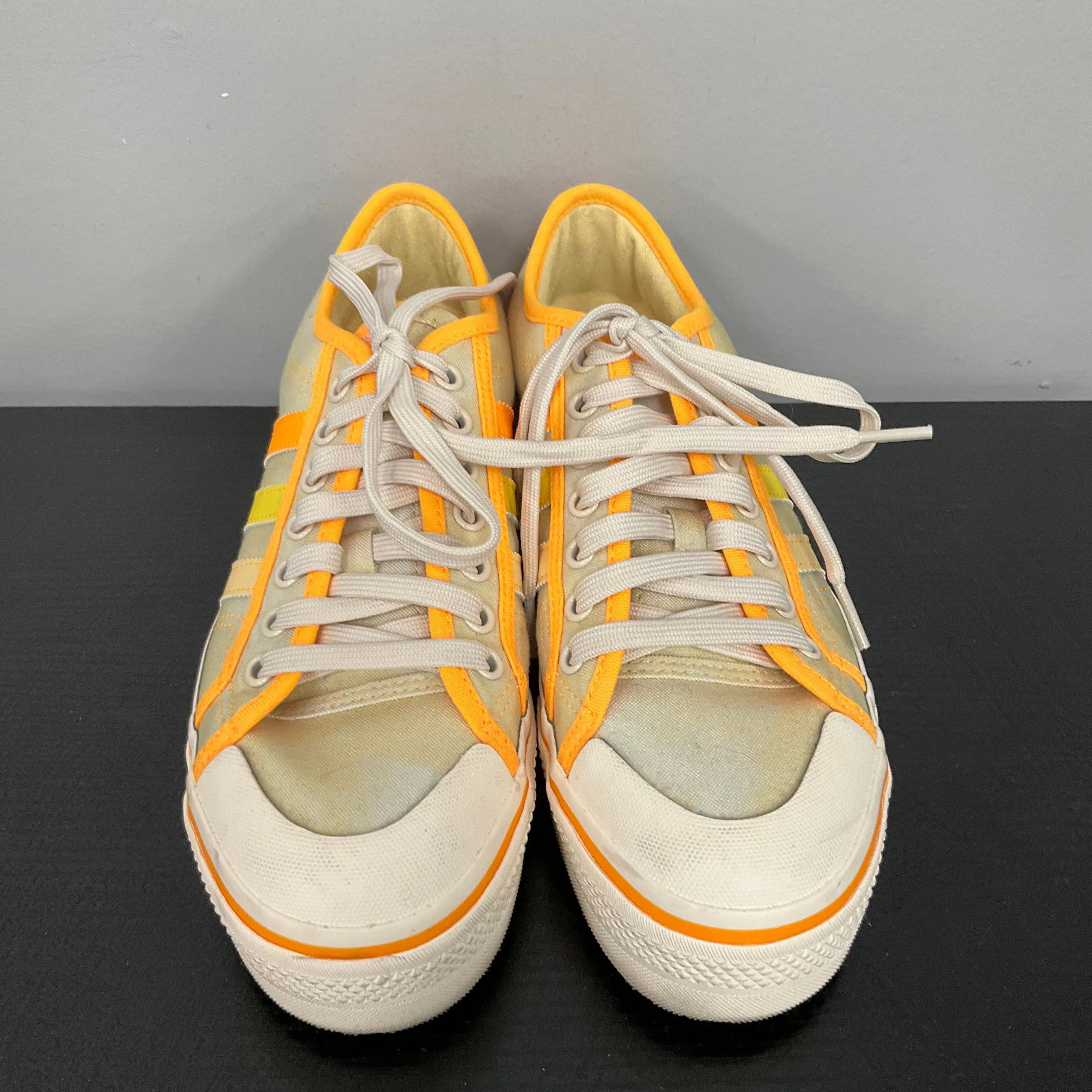 Shoes Sneakers Platform By Adidas In Yellow, Size:9.5 adidas