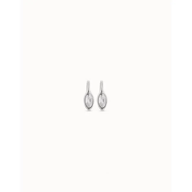Spring White Faceted Crystal Earrings Unode50 Jewelry And Accessories