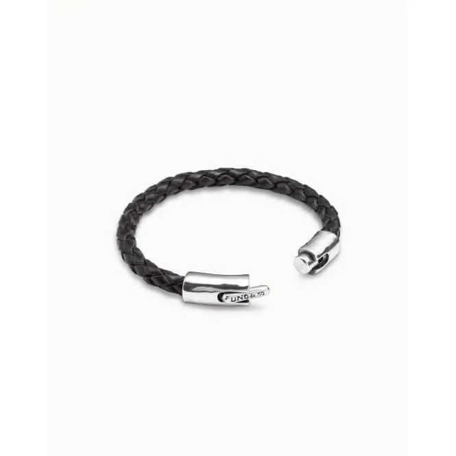 Stable Silver Leather Bracelet Unode50 Jewelry And Accessories