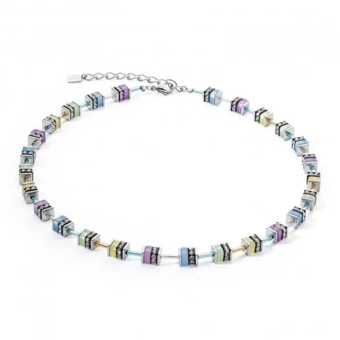 Stainless Steel Multicolour Pastel 2 Necklace 4409/10-1537 Coeur De Lion Jewellery