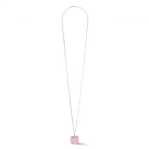Stainless Steel Rose Silver Necklace 1201/10-1917 Coeur De Lion Jewellery