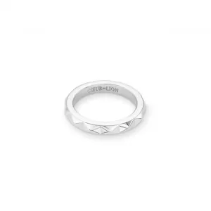 Stainless Steel Silver Ring 0135/40-1700 Coeur De Lion Jewellery
