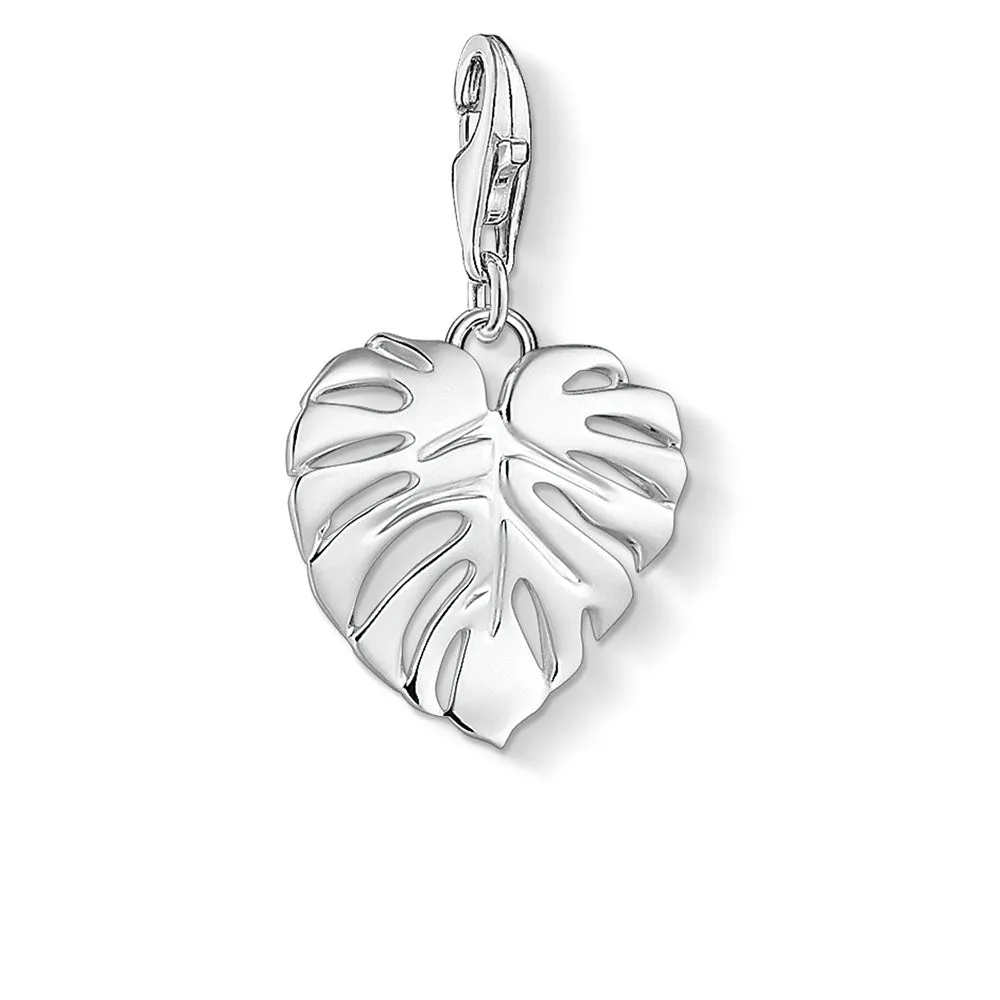 Sterling Silver Thomas Sabo Charm CLub Palm Leaf Sterling Silver	Jewelry