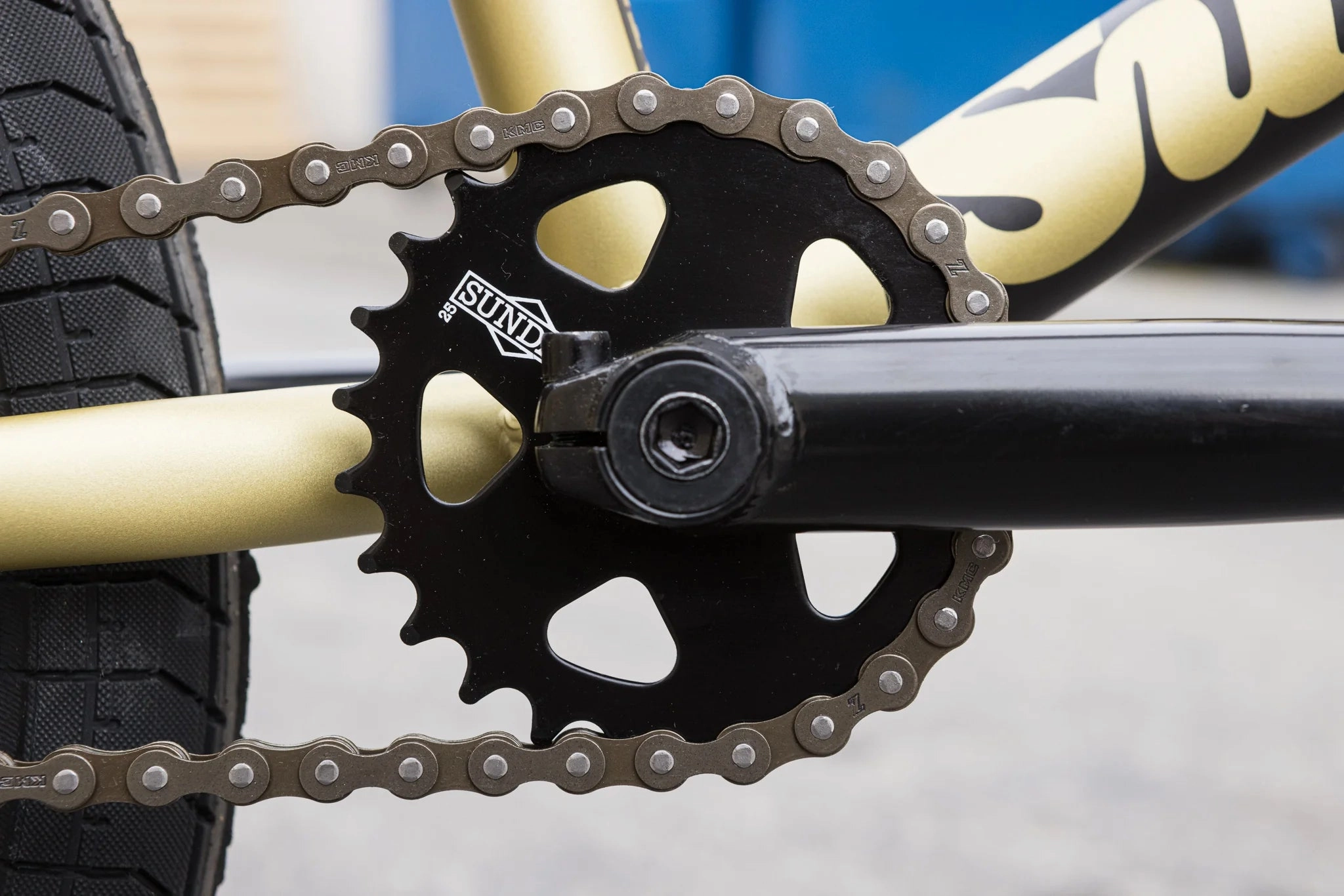 Sunday 2025 Forecaster (FC) Broc Raiford Signature 21 Complete BMX Bike - Matte Metallic Gold (LHD)