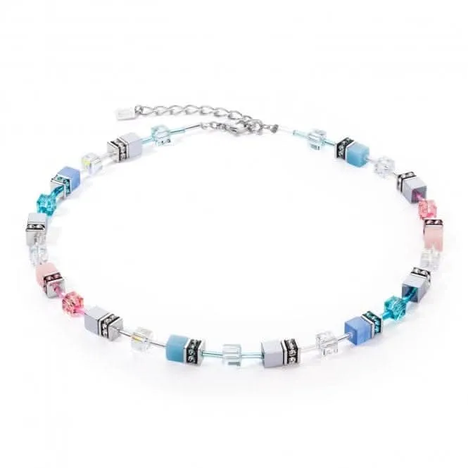 Swarovski Crystal Blue Rose Necklace 4023/10-0719 Coeur De Lion Jewellery