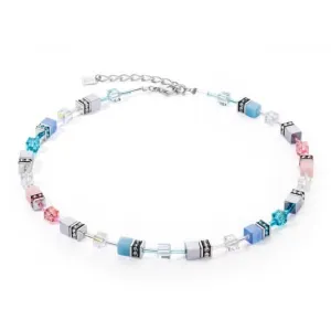 Swarovski Crystal Blue Rose Necklace 4023/10-0719 Coeur De Lion Jewellery