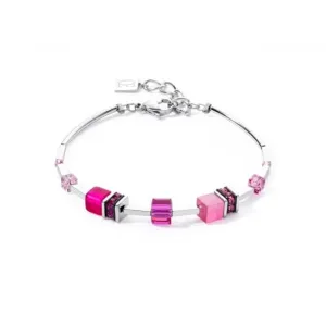 Swarovski Crystal Magenta Bracelet 2800/30-0422 Coeur De Lion Jewellery