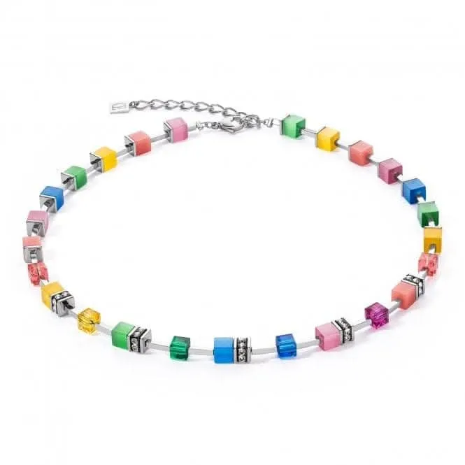 Swarovski Crystal Multicolour Necklace 2700/10-1500 Coeur De Lion Jewellery
