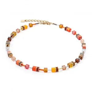 Swarovski Crystal Orange Brown Necklace 2838/10-0211 Coeur De Lion Jewellery