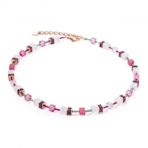 Swarovski Crystal Pink Necklace 3018/10-0400 Coeur De Lion Jewellery
