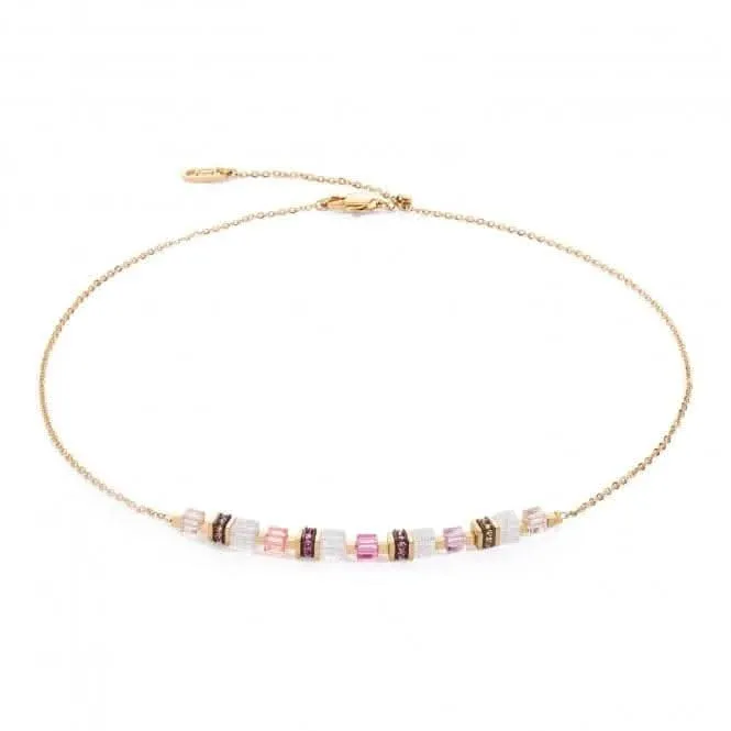 Swarovski Crystal Rose Gold Necklace 5076/10-1916 Coeur De Lion Jewellery