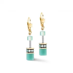 Swarovski Crystal Softgreen Earrings 4020/20-0533 Coeur De Lion Jewellery