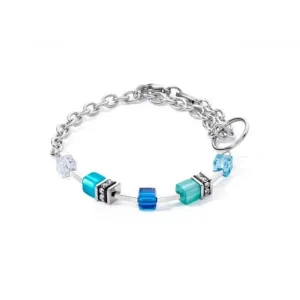 Swarovski Crystal Turquoise Bracelet 4715/30-0600 Coeur De Lion Jewellery