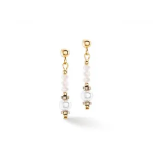 Swarovski Crystal White Ear Studs 4434/21-1400 Coeur De Lion Jewellery