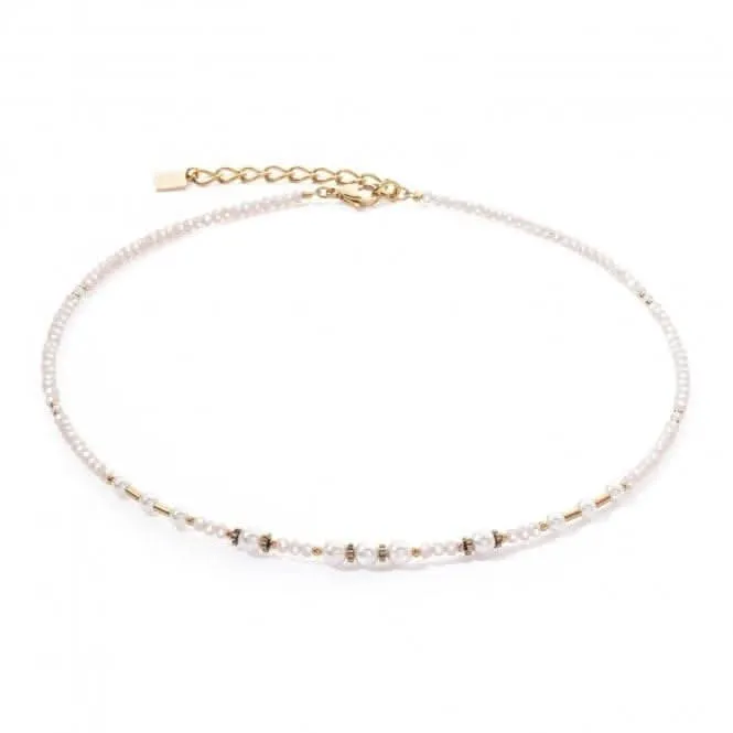 Swarovski Crystal White Necklace 4434/10-1400 Coeur De Lion Jewellery