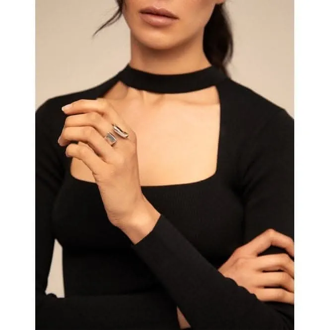 The Crevice Silver Metal Ring Unode50 Jewelry And Accessories