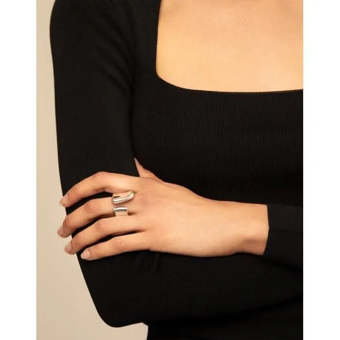 The Crevice Silver Metal Ring Unode50 Jewelry And Accessories