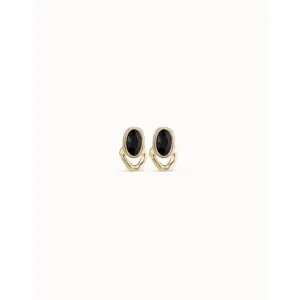 The Queen Black Faceted Crystal Earrings Unode50 Jewelry And Accessories