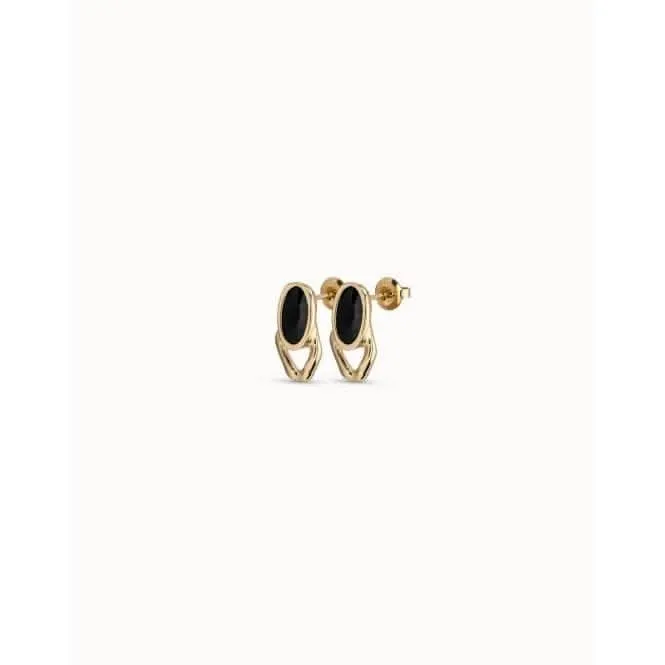 The Queen Black Faceted Crystal Earrings Unode50 Jewelry And Accessories