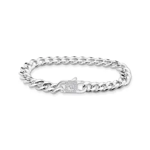 Thomas Sabo Heritage Sterling Silver CZ Curb 18cm Bracelet Sterling Silver	Jewelry