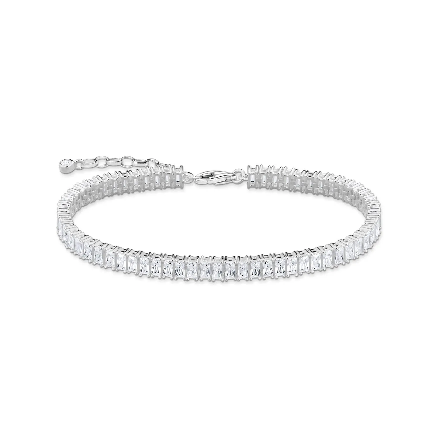 Thomas Sabo Heritage Sterling Silver CZ Tennis 16-19cm Bracelet Sterling Silver	Jewelry
