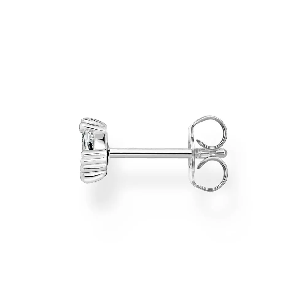 Thomas Sabo Sterling Silver Charm Club Snow Crystal Stud Earrings *1 Piece Only* Sterling Silver	Jewelry