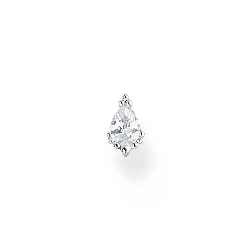 Thomas Sabo Sterling Silver Charm Club Snow Crystal Stud Earrings *1 Piece Only* Sterling Silver	Jewelry