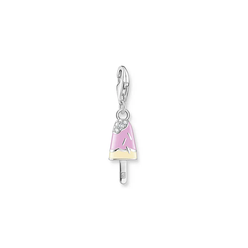 Thomas Sabo Sterling Silver Charmista Enamel Ice Cream CZ Charm Sterling Silver	Jewelry