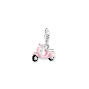Thomas Sabo Sterling Silver Charmista Scooter Pink Charm Sterling Silver	Jewelry
