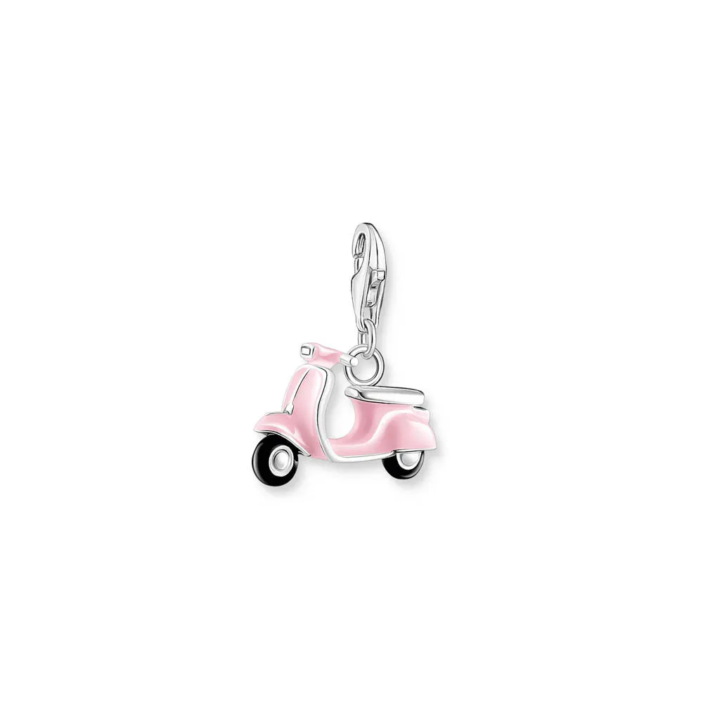 Thomas Sabo Sterling Silver Charmista Scooter Pink Charm Sterling Silver	Jewelry