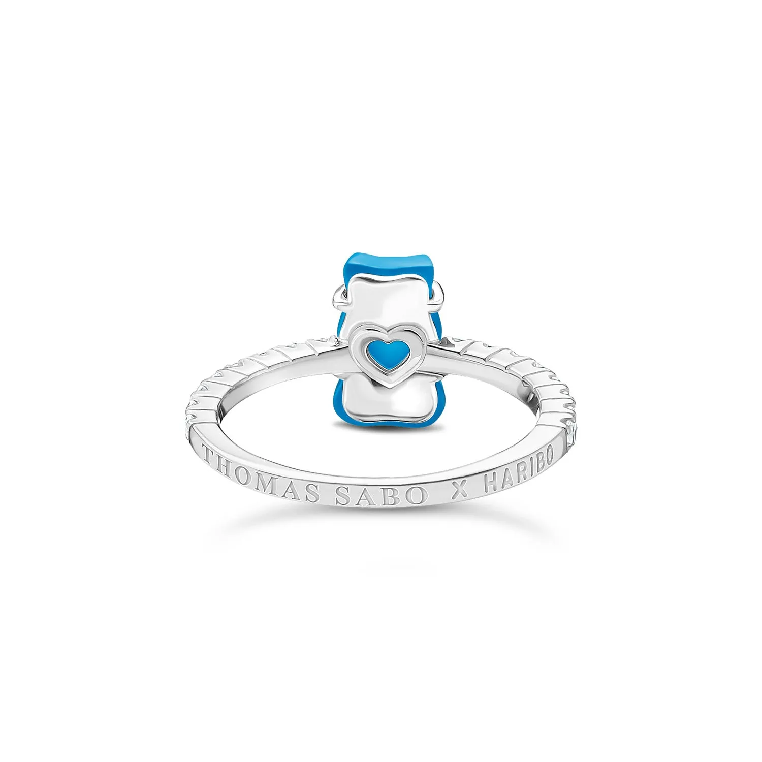Thomas Sabo Sterling Silver Haribo Cubic Zirconia Blueberry Blue Bear Ring Sterling Silver	Jewelry