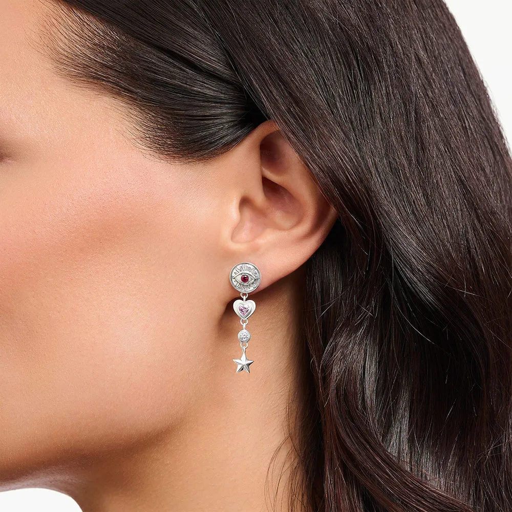 Thomas Sabo Sterling Silver Heritage White CZ Drop Single Cuff Earring Sterling Silver	Jewelry