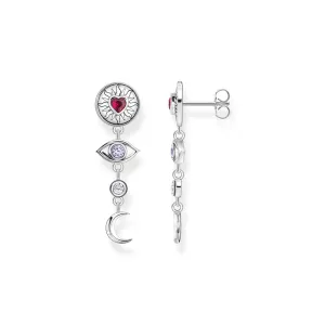 Thomas Sabo Sterling Silver Heritage White CZ Drop Single Cuff Earring Sterling Silver	Jewelry