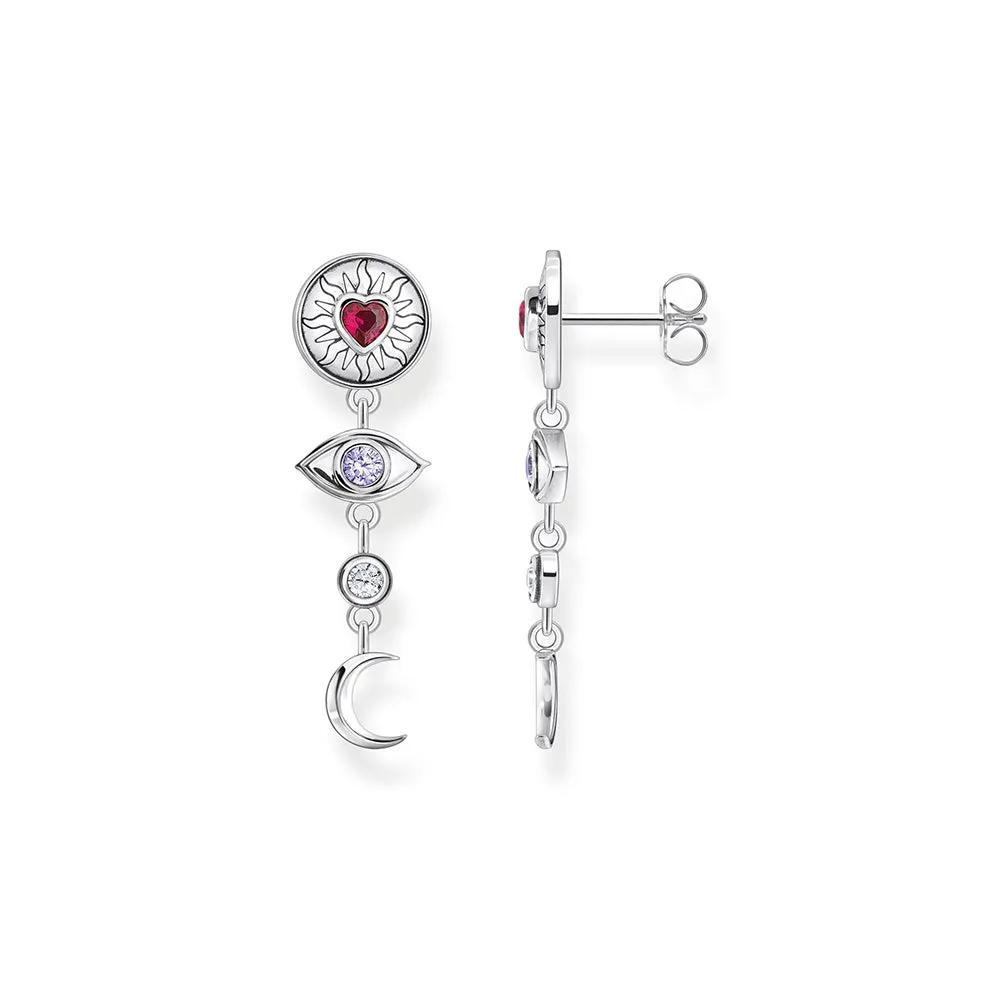 Thomas Sabo Sterling Silver Heritage White CZ Drop Single Cuff Earring Sterling Silver	Jewelry