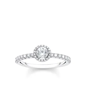 Thomas Sabo Womens Rings Ring White Stones