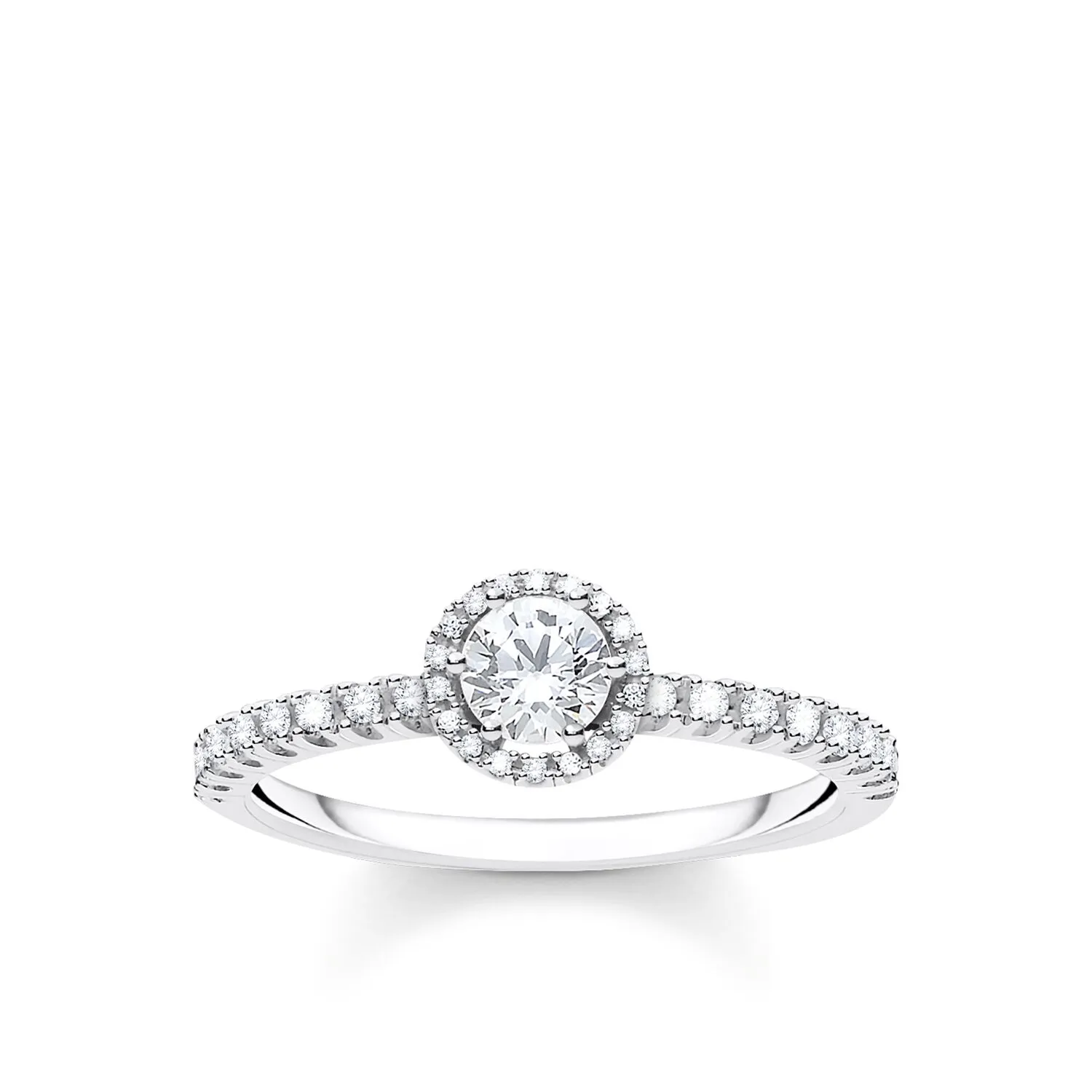 Thomas Sabo Womens Rings Ring White Stones