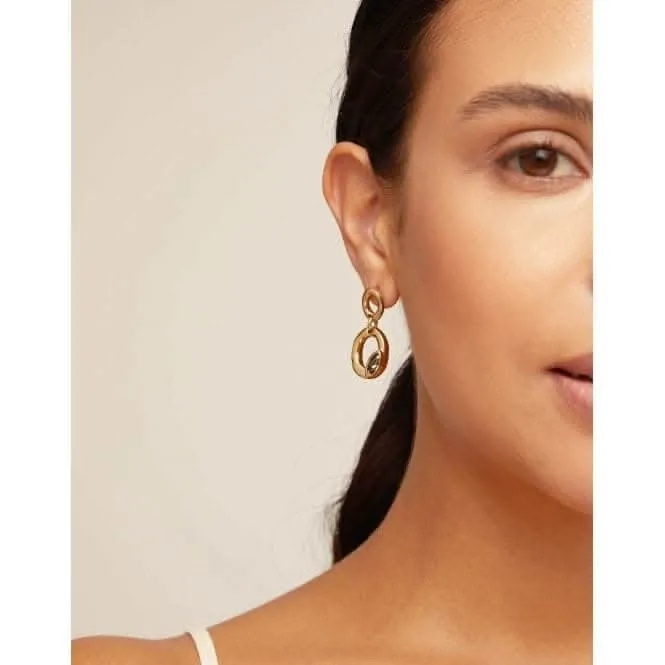 Together Black Metal Faceted Crystal Earrings Unode50 Jewelry And Accessories