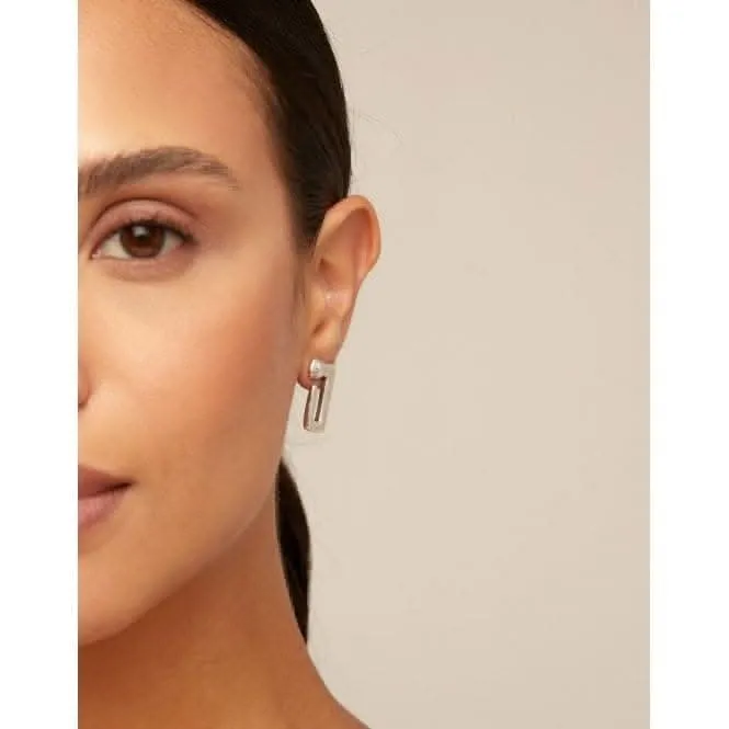 Unusual Silver Metal Earrings Unode50 Jewelry And Accessories