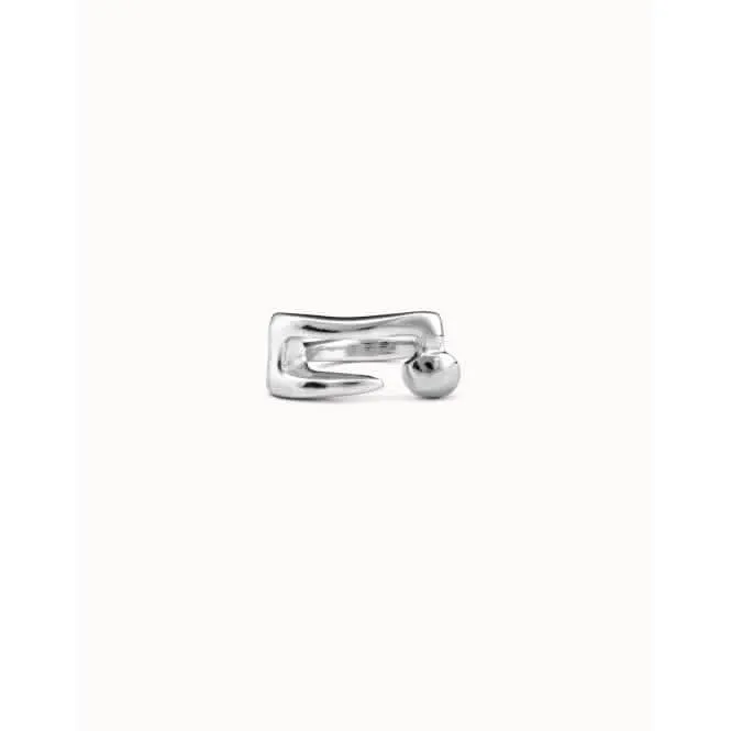 Unusual Silver Metal Ring Unode50 Jewelry And Accessories