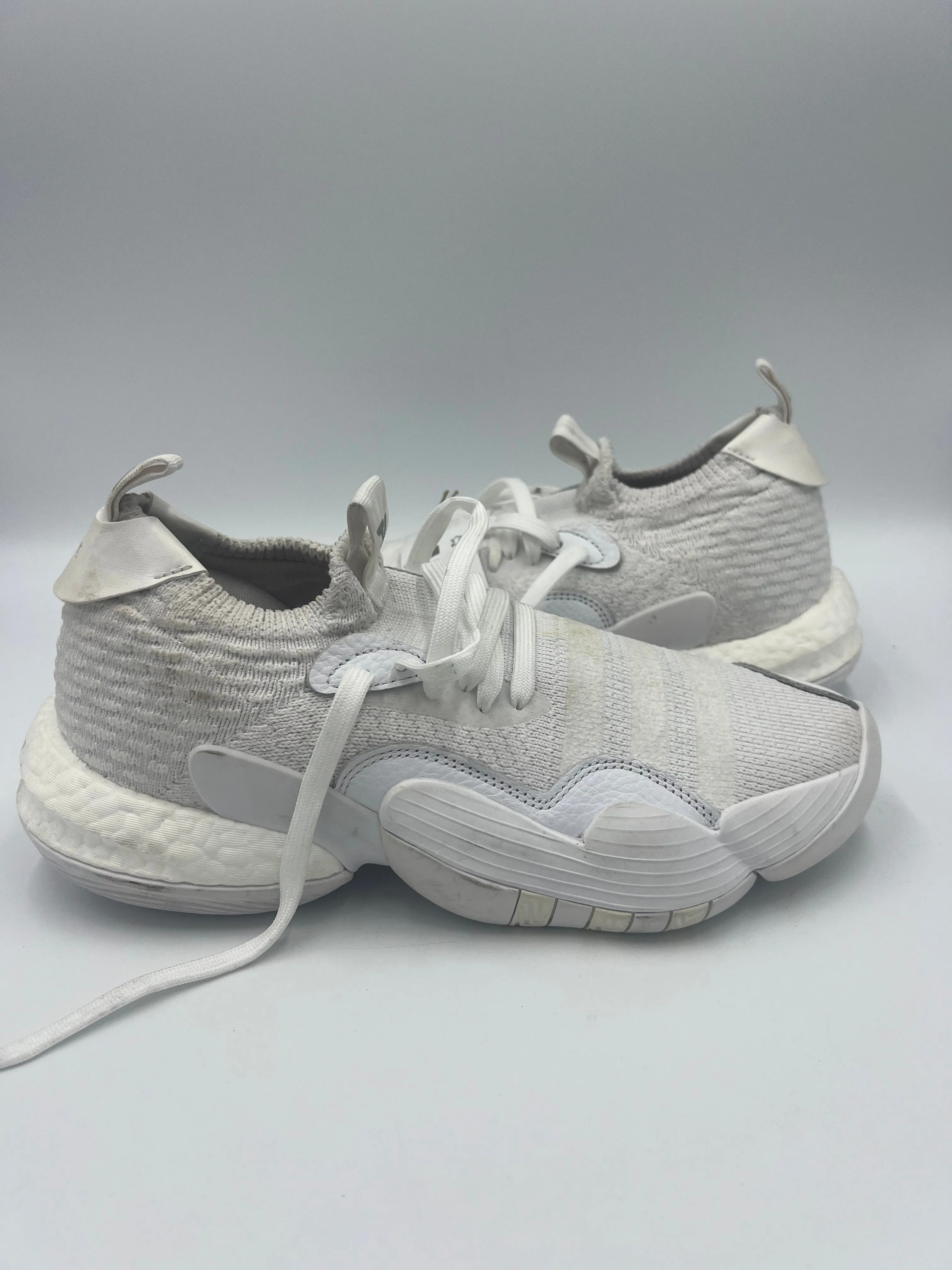 White Shoes Athletic Adidas, Size 9.5 adidas