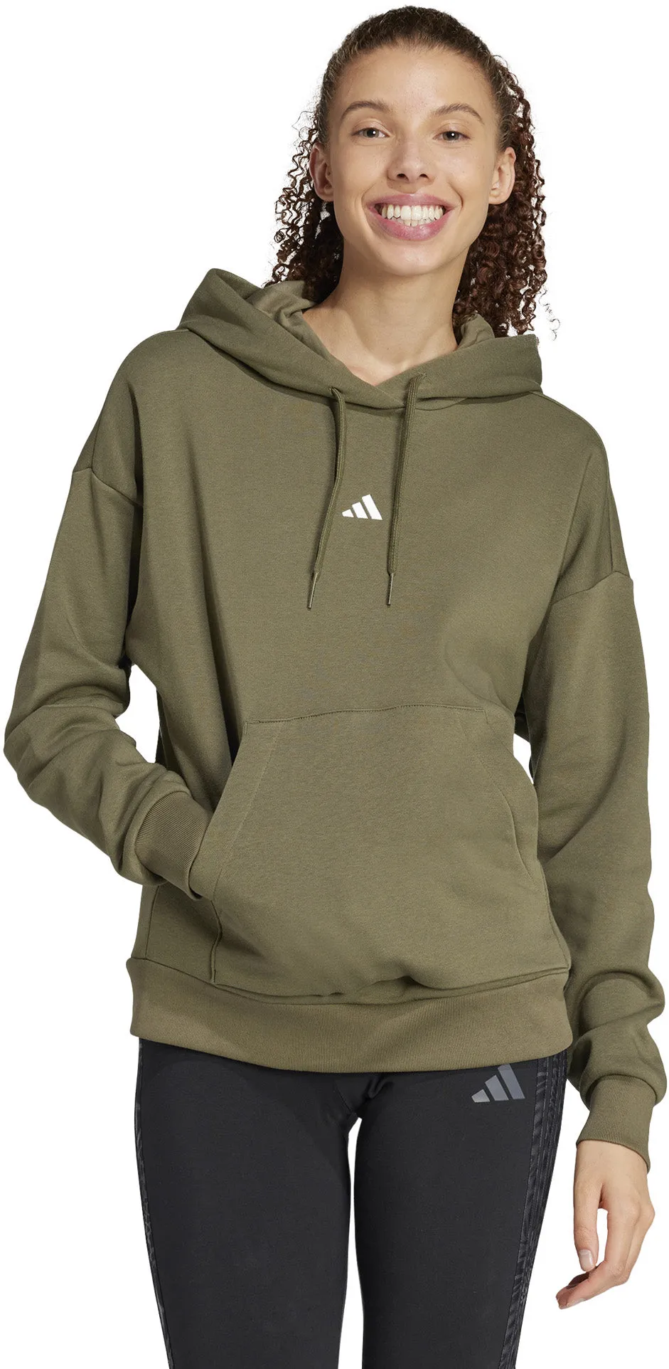 Women's Essentials Small Logo Feel Cozy Hoodie